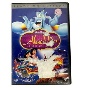 Walt Disney Aladdin 2-Disc Special Edition Platinum 2004 DVD Animated Musical